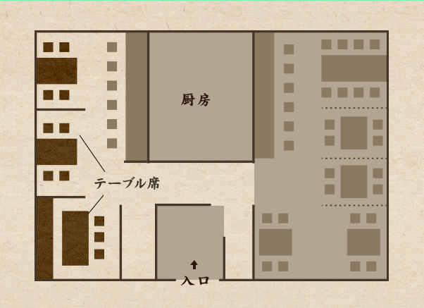 店内見取り図